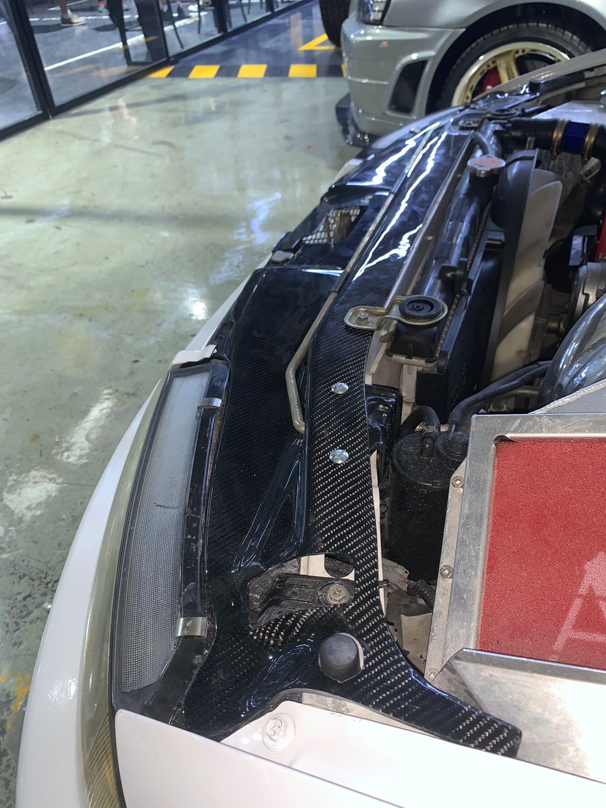 Nissan GTR33 Carbon Fiber Radiator Cover