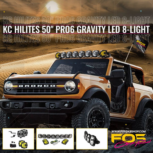 KC HiLites 50" PRO6 Gravity LED 8-Light