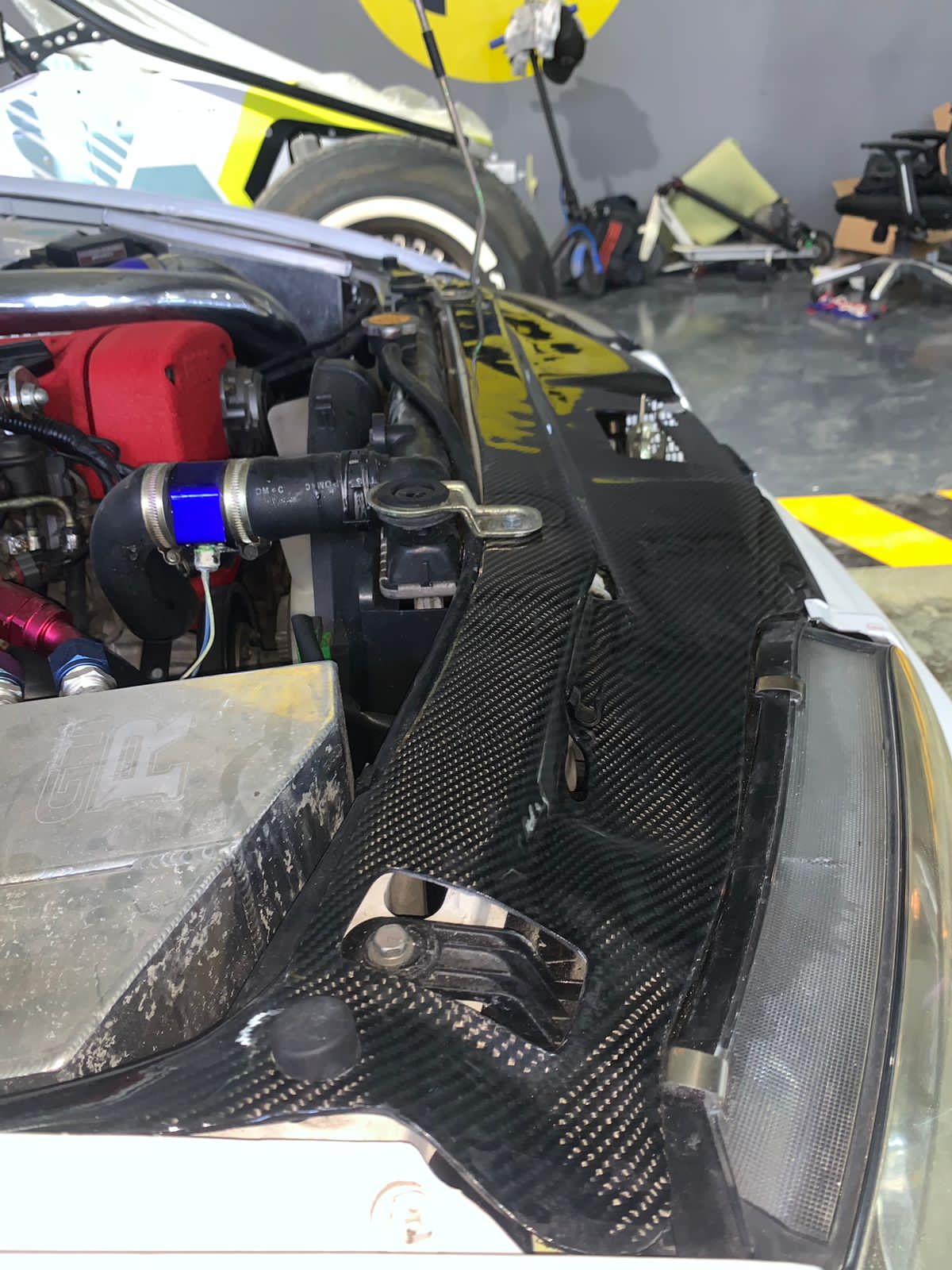 Nissan GTR33 Carbon Fiber Radiator Cover