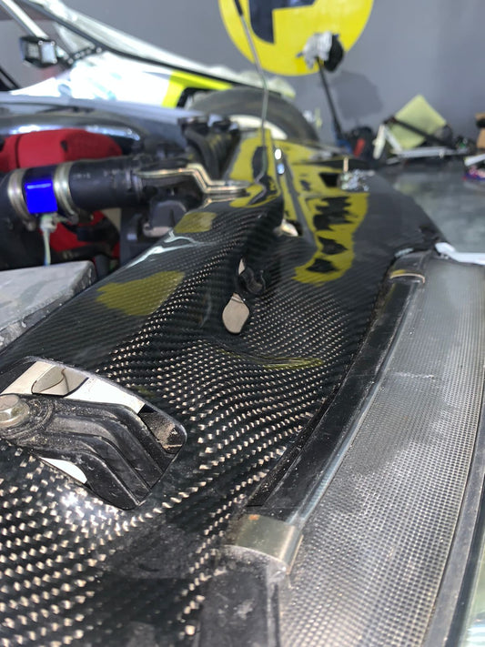 Nissan GTR33 Carbon Fiber Radiator Cover